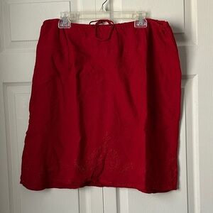 St. John's Bay Vibrant Red Skirt Size 1X